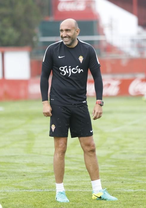 Entrenamiento del Sporting de Gijón