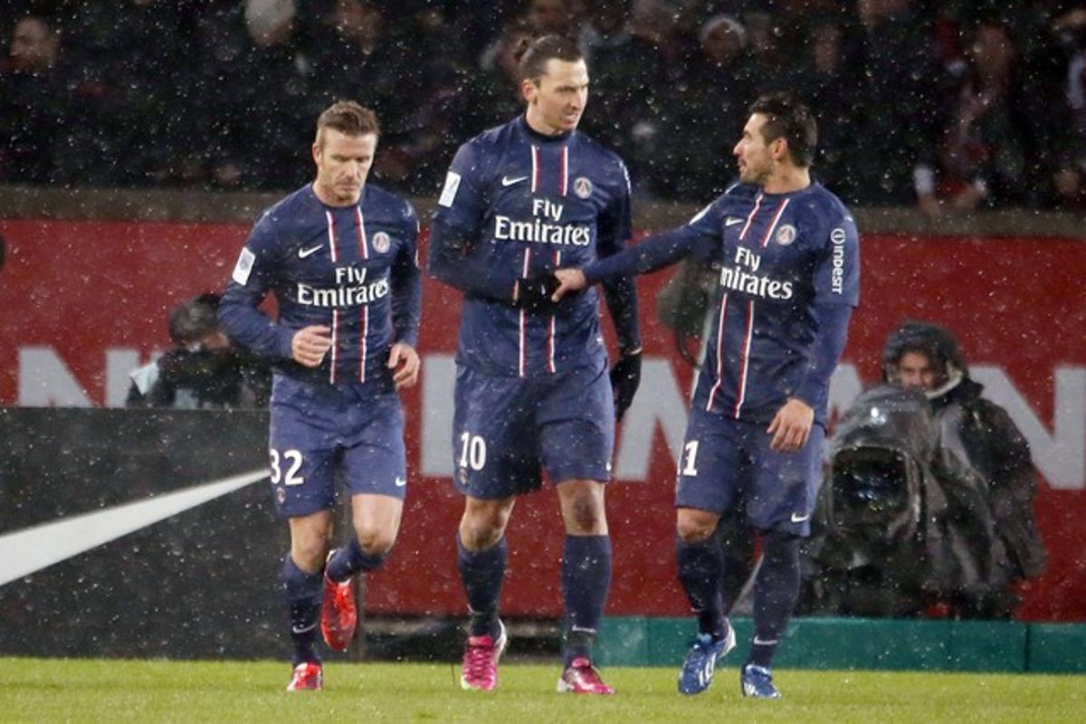 Así fue el debut de Beckham con el PSG