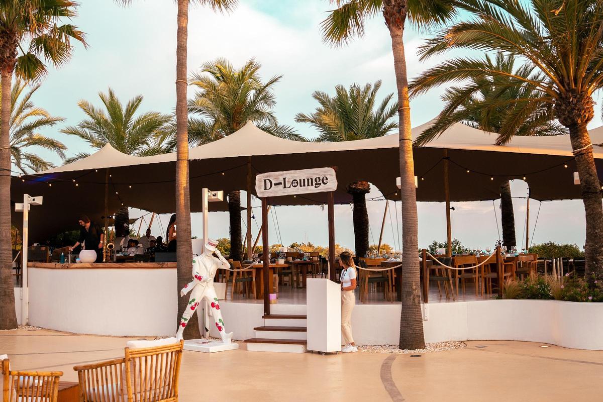 La entrada de D-Lounge.
