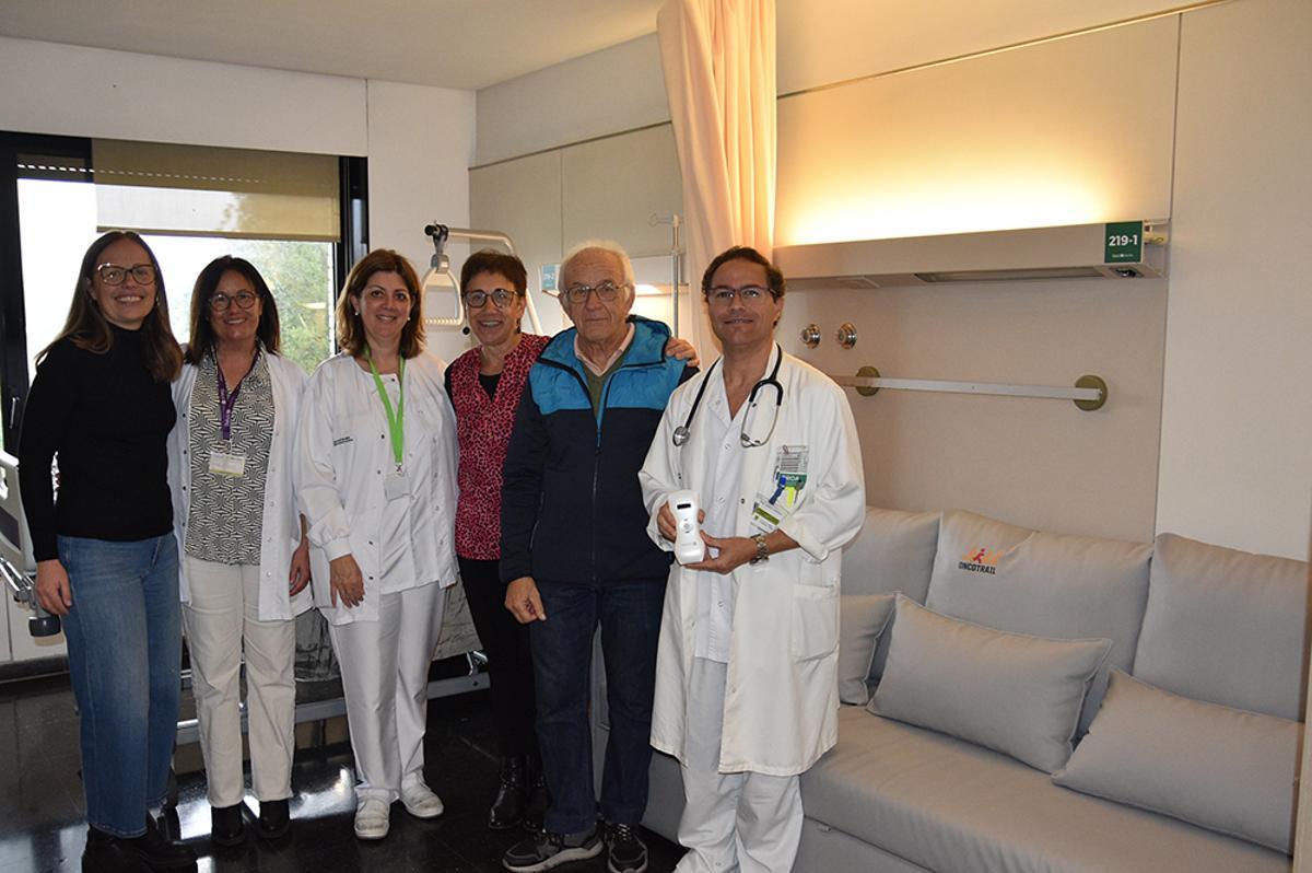 Donatiu d'Oncolliga a l'hospital de Blanes.