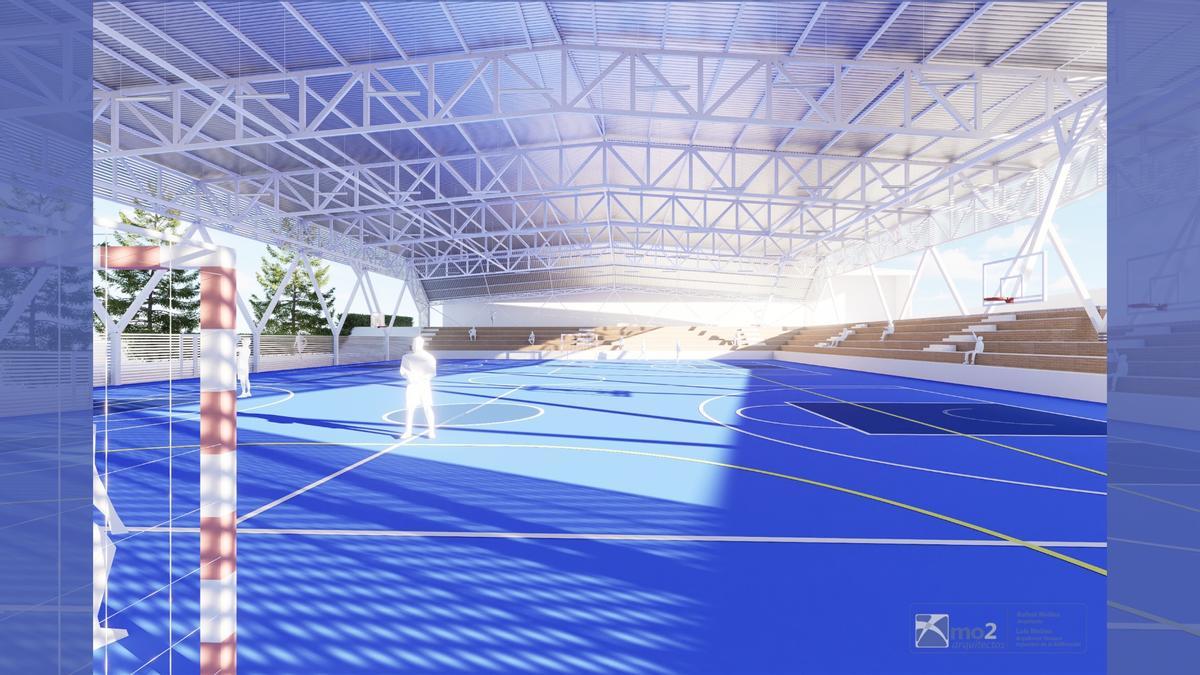 Puente Genil proyecta una cubierta singular y moderna para transformar las pistas del Polideportivo Francisco Manzano