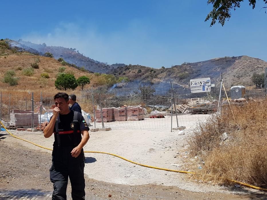 Declarado un incendio forestal en Monte Coronado