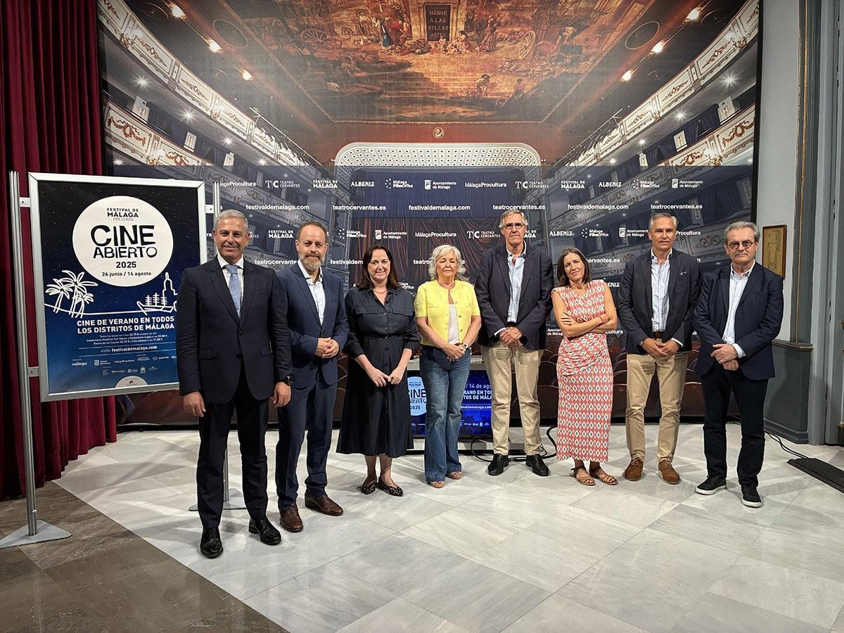 Presentación de Cine Abierto.