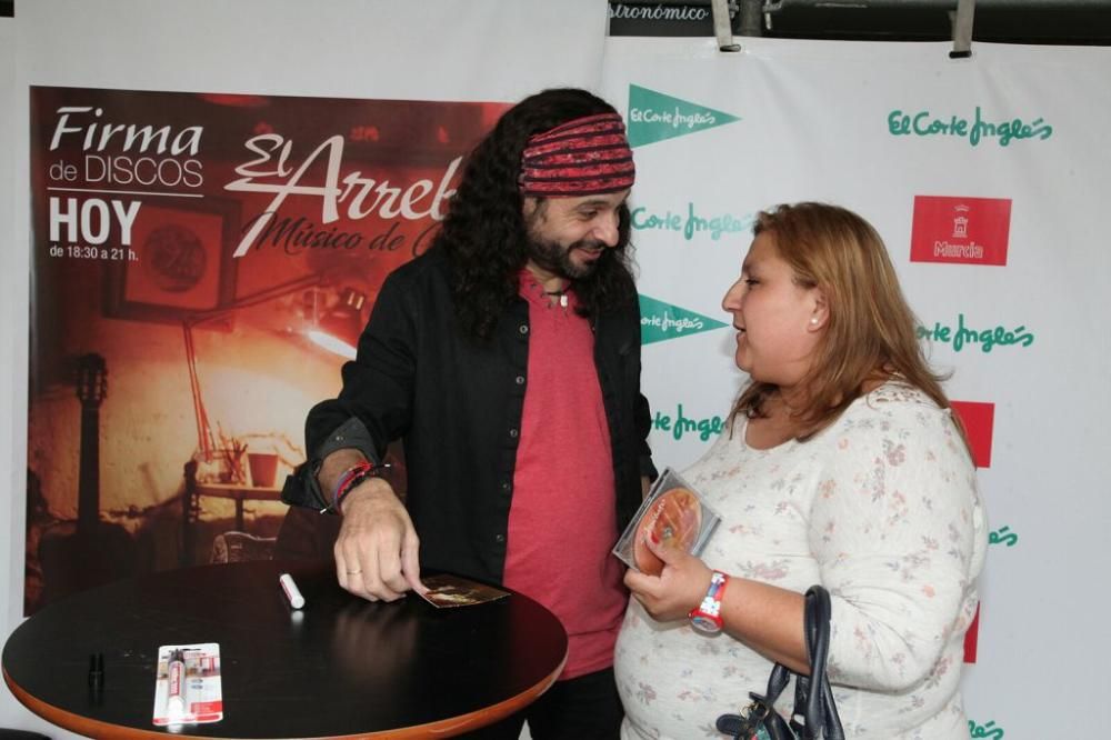 Firma de discos de El Arrebato en El Corte Inglés de Murcia