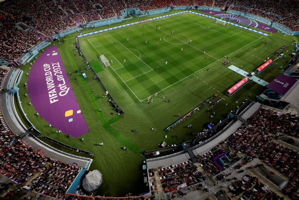 Vista general del Estadio Khalifa de Doha.