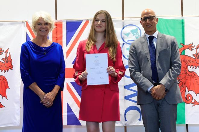 La princesa Leonor en su graduación