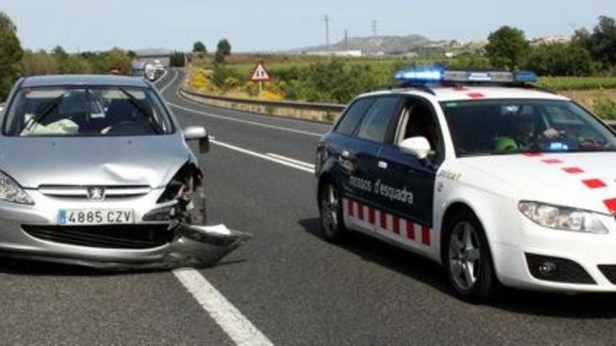 Un matrimoni de Santpedor mor en un accident de trànsit a l´Alt Penedès