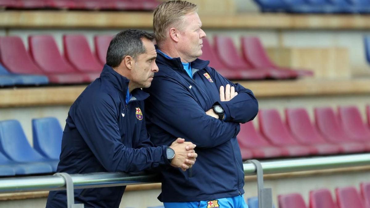 Primer día del FC Barcelona sin Ronald Koeman