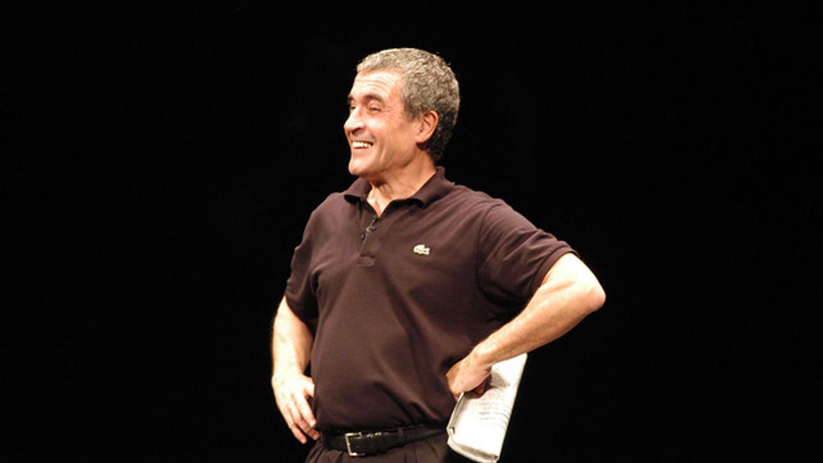 Pepe Rubianes durante uno de sus monólogos, en 2009.
