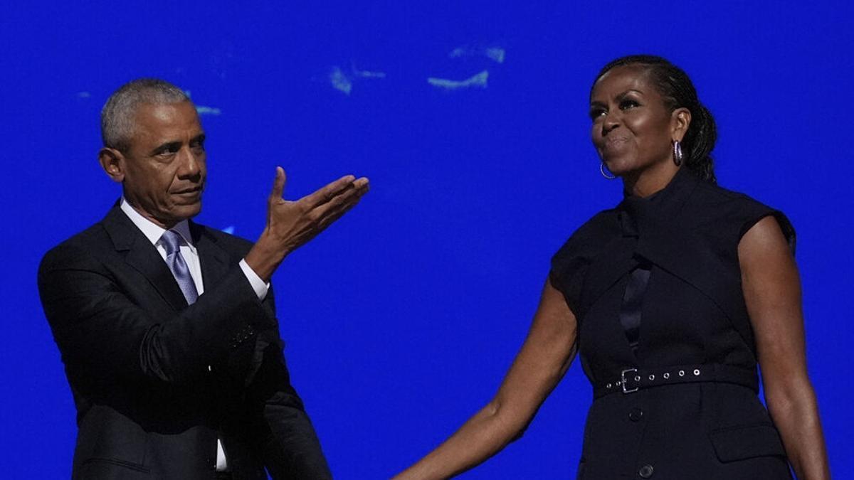 Barack Obama y su esposa, Michelle.