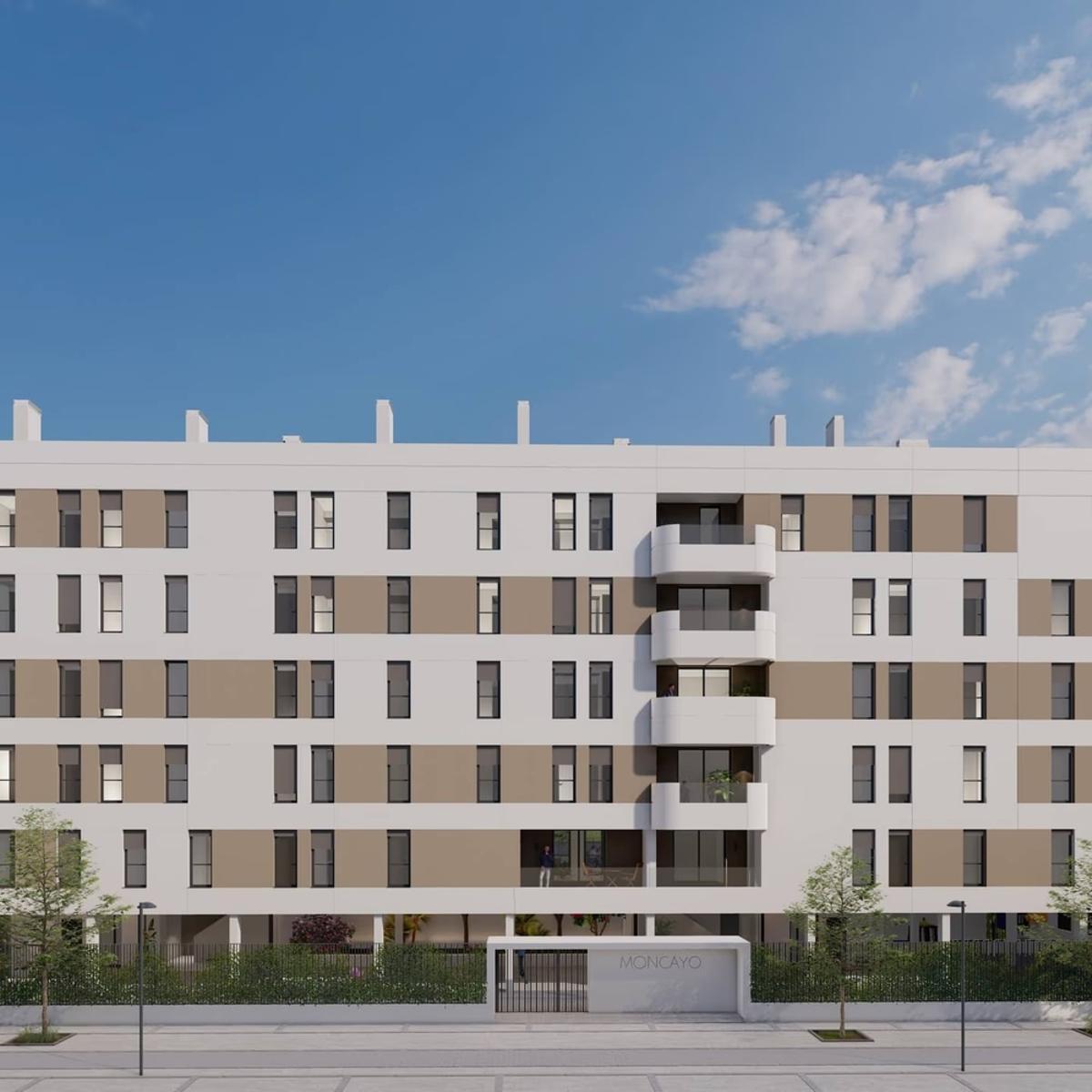 El Residencial Moncayo, una nueva promoción de viviendas de Palmas Altas, en imágenes