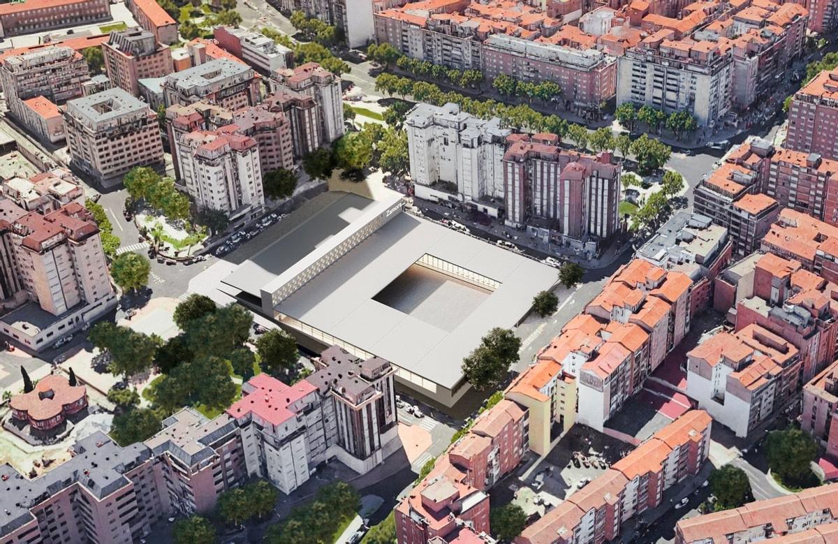 Vista general de la nueva estación de autobuses, en la misma parcela que la actual