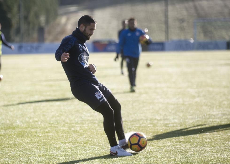 Última sesión antes del duelo ante Osasuna