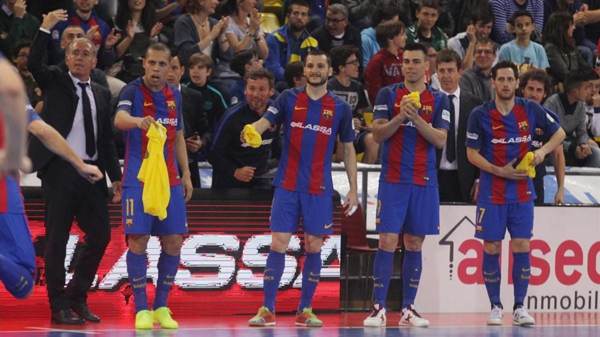 El entrenador del Barça Lassa quiere un Palau lleno para superar a ElPozo Murcia