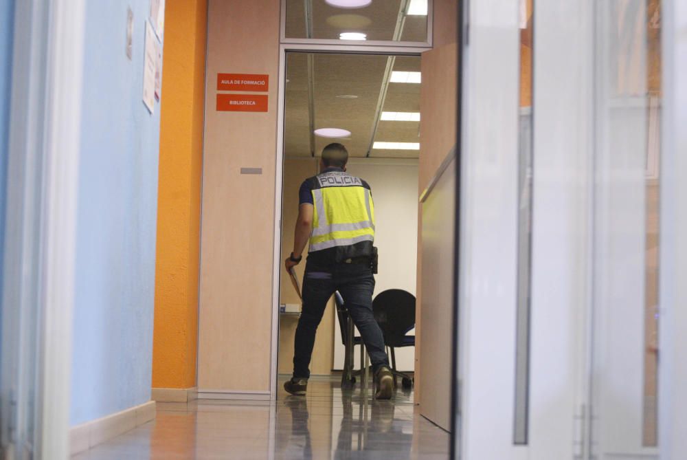 Registre policial a la Fundació Plataforma Educativa de Girona