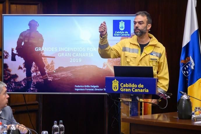 Pleno del Cabildo sobre el incendio de Gran Canaria.