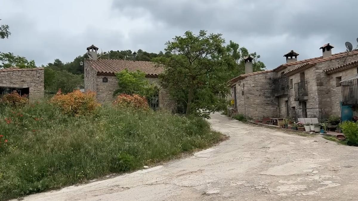 Vista de las calles de El Fonoll, en el municipio de Passanant (Conca de Barberà, Tarragona).
