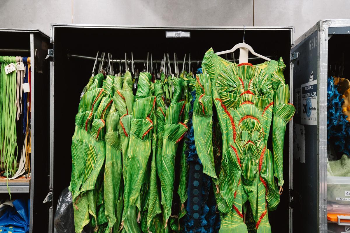 18.03.2026. MADRID. Imágenes de los ensayos e instalaciones de OVO, la performance en gira del Cirque Du Soleil que estara en Madrid en el Wizink Center. Foto: Alba Vigaray
