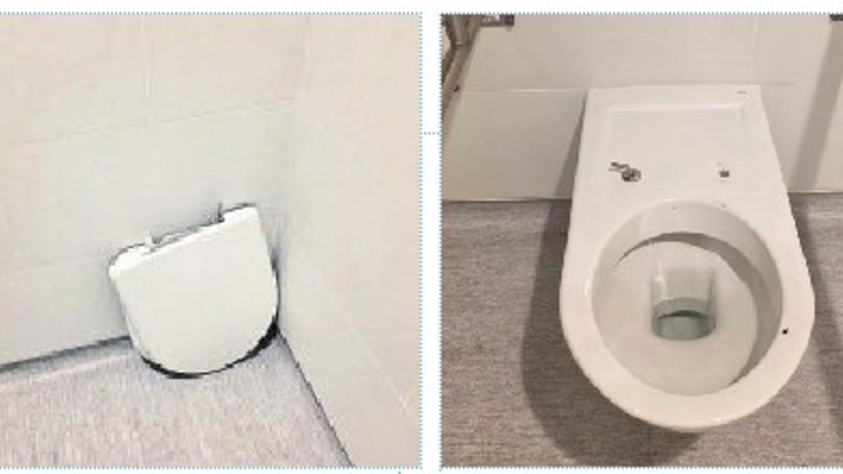 Los nuevos baños han sido completamente vandalizados.