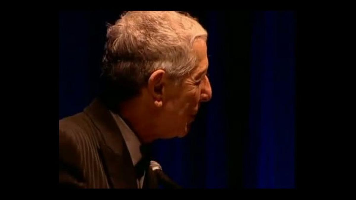 Leonard Cohen: ’I’m your man’, Londres 2009.