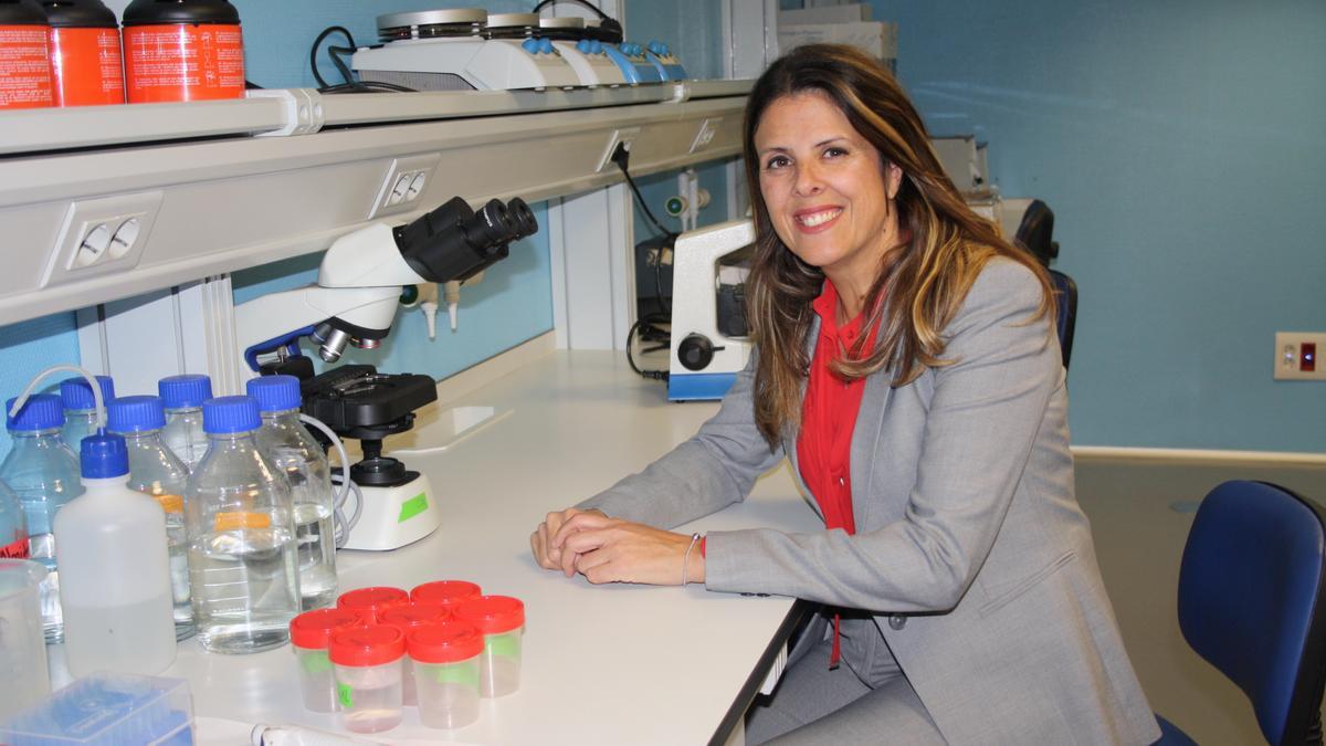 CEU Nursing Professor, Noelia Rodríguez, at the University facilities. CEU Nursing Professor, Noelia Rodríguez, at the University facilities.