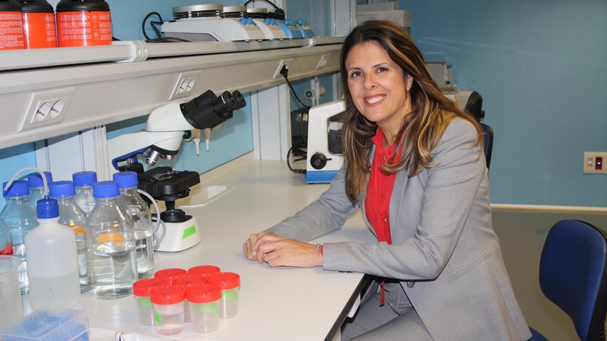 La profesora de Enfermería CEU, Noelia Rodríguez, en las instalaciones de la Universidad.