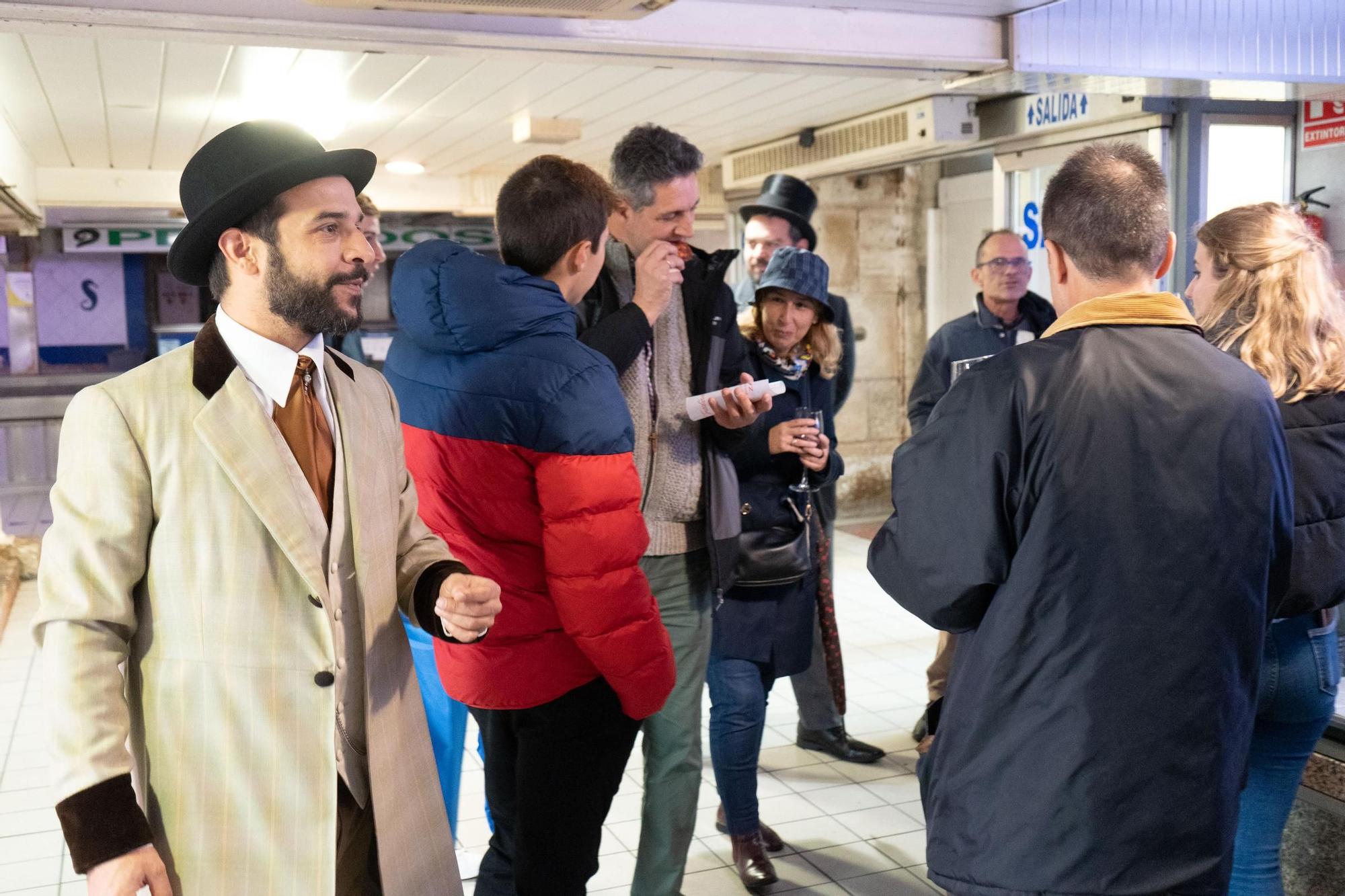 Ruta teatralizada en el Mercado de Abastos