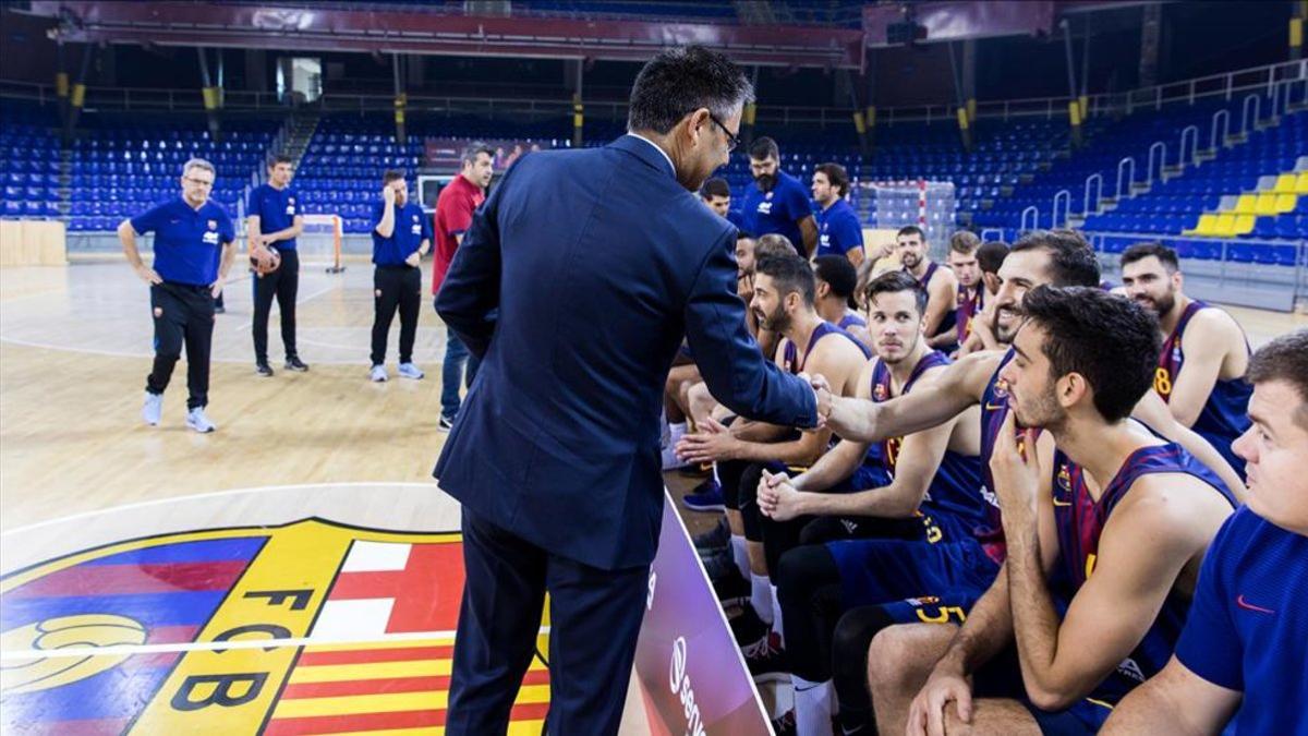 Bartomeu soñaba con jugar en el primer equipo del Barça de baloncesto