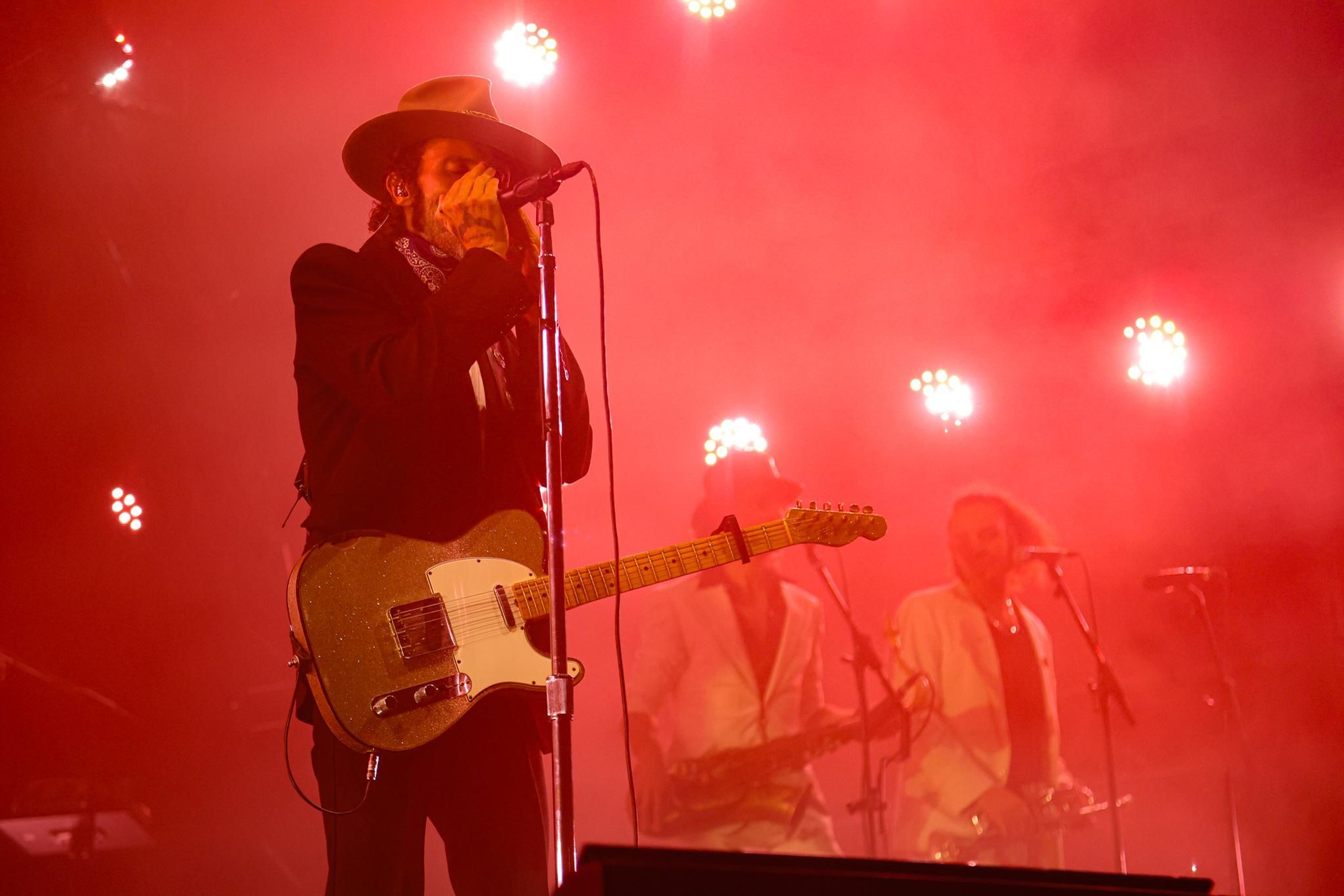 Leiva en el Muelle de Batería de A Coruña