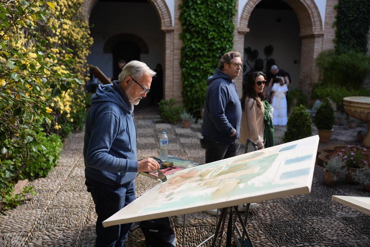 Concurso de pintura rápida Patios de Córdoba en el Palacio de Viana