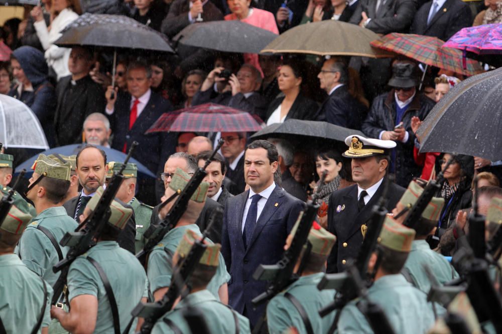 Traslado del Cristo de la Buena Muerte a cargo de la Legión.