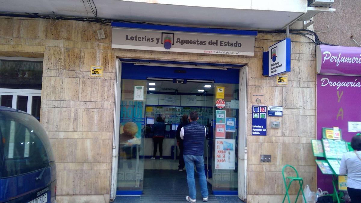 Administración donde se validó el boleto agraciado en Santa Pola