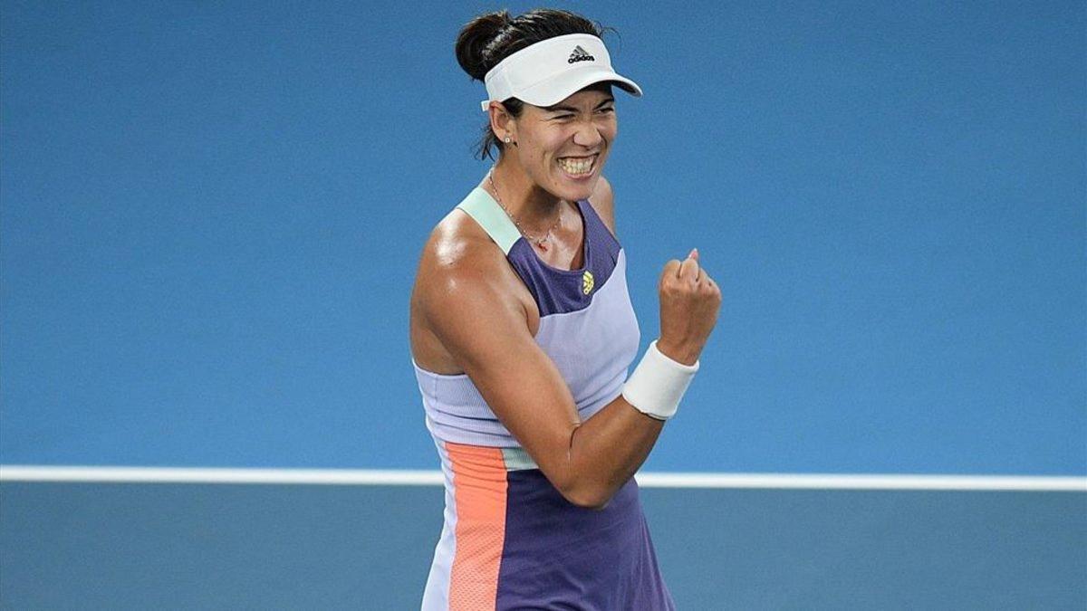 Muguruza celebra su segunda victoria en Australia