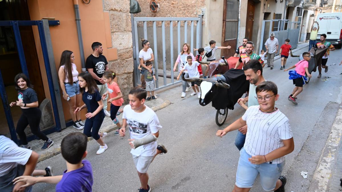 Los niños se lo han pasado en grande con los carretones infantiles.