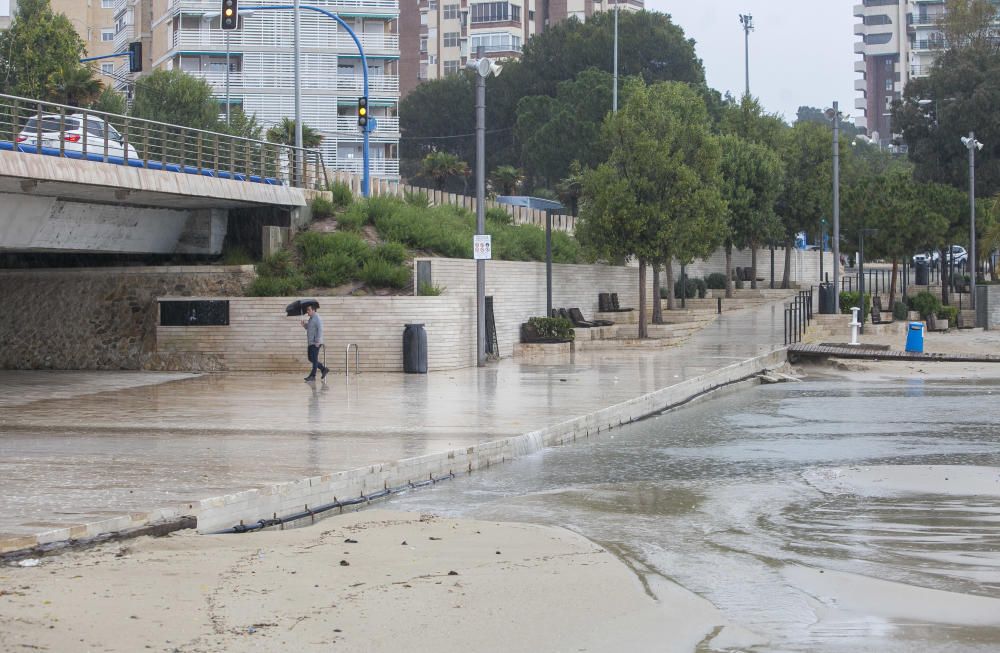 Destrozos de la gota fría en la provincia de Alicante.