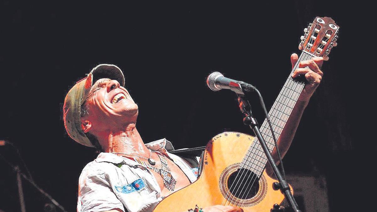 Manu Chao durante una actuación en EEUU.