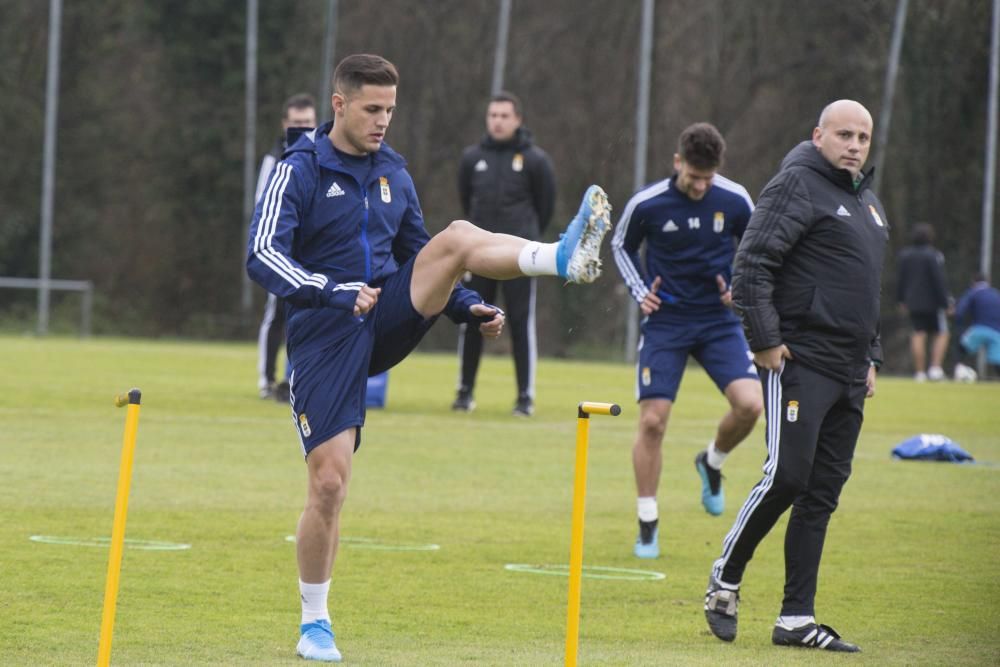 El primer día de Lunin y Luismi en El Requexón