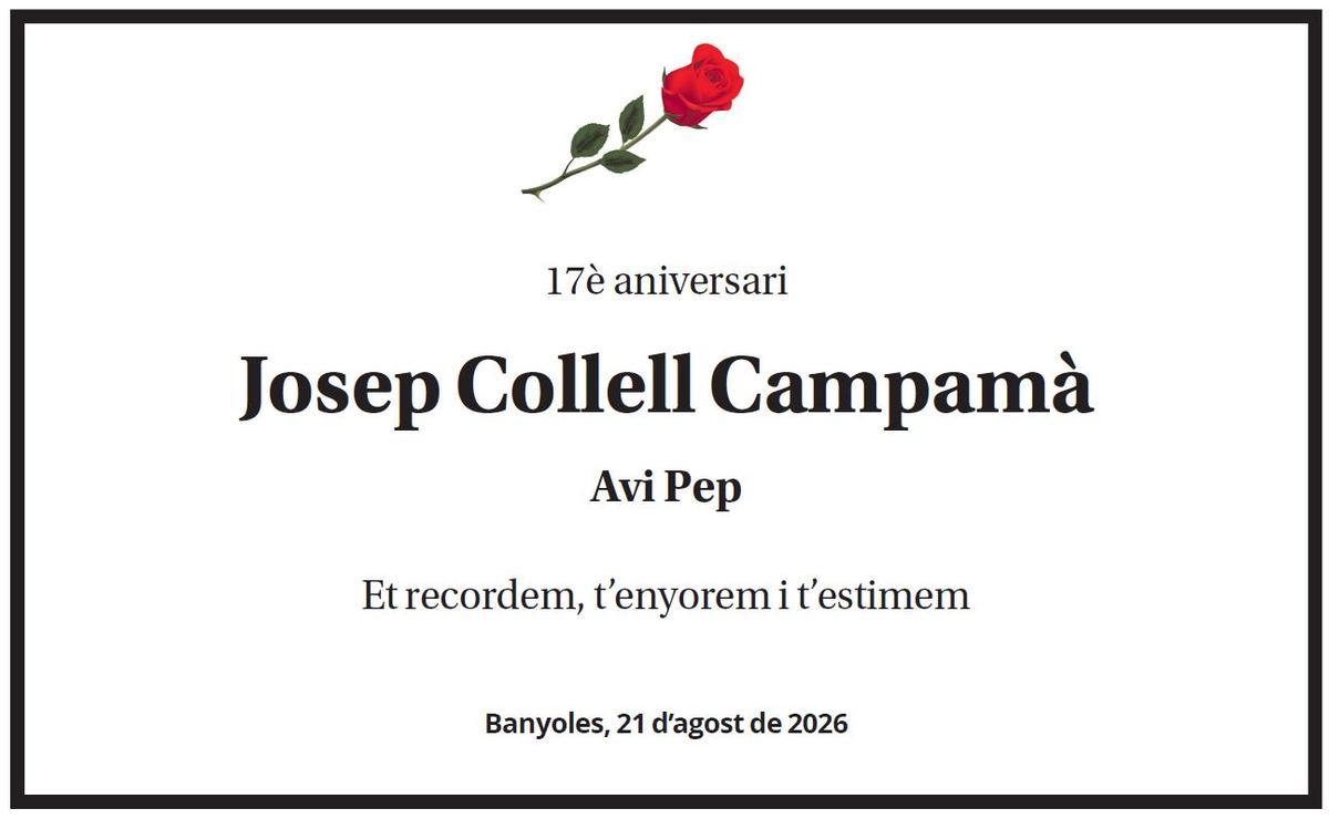 Josep Collell Campamà.