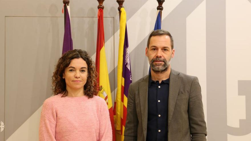 Rosario Sánchez y Francisco Ducrós, del PSOE de Palma.