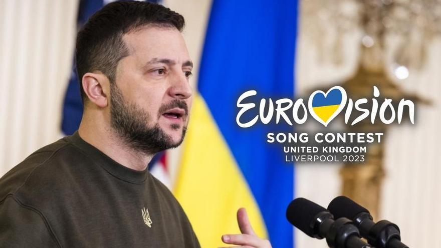 La UER le niega al presidente de Ucrania aparecer en la gran final de Eurovisión 2023