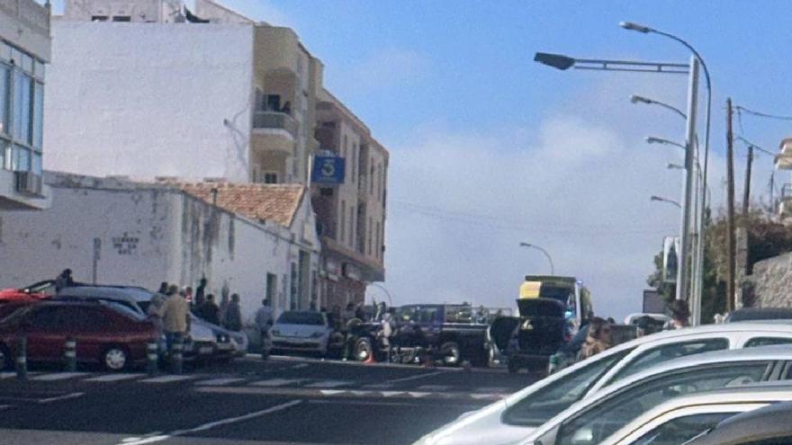 Muere un motorista tras chocar con un coche en el sur de Tenerife