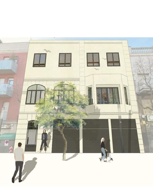 La fachada del inmueble que se rehabilitará
