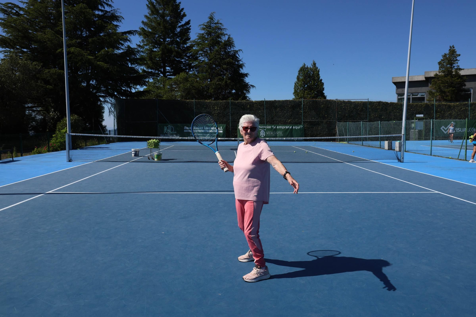 El ‘match ball’ de Esther a sus 90 años: “Estoy como una rosa”