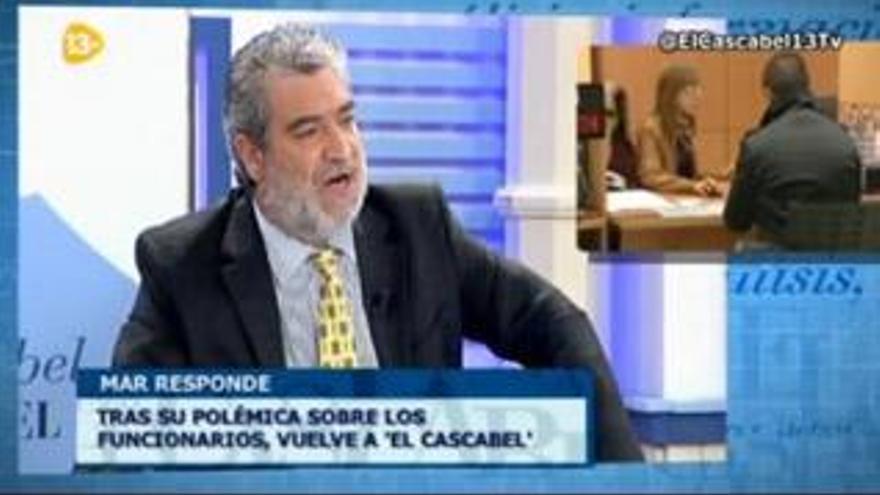 Miguel Ángel Rodríguez en &#039;El cascabel&#039; de 13TV.