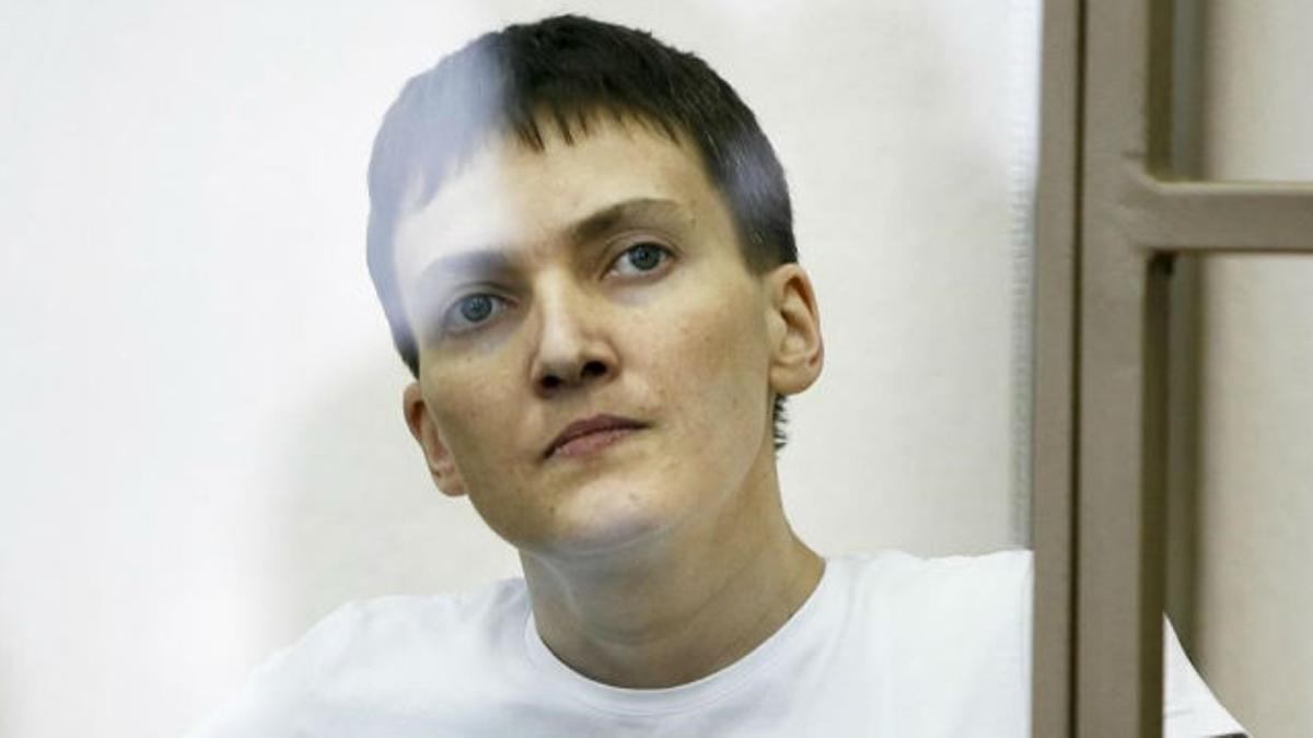 La piloto ucraniana Nadezhda Savchenko.