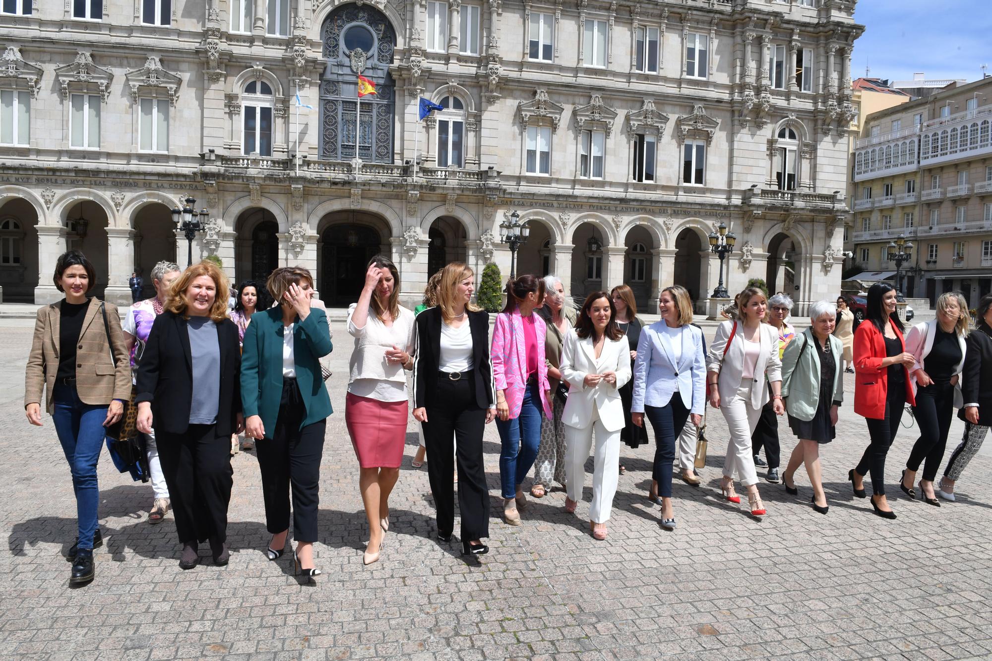 Políticas de España debaten en A Coruña sobre el papel de las mujeres en los gobiernos locales