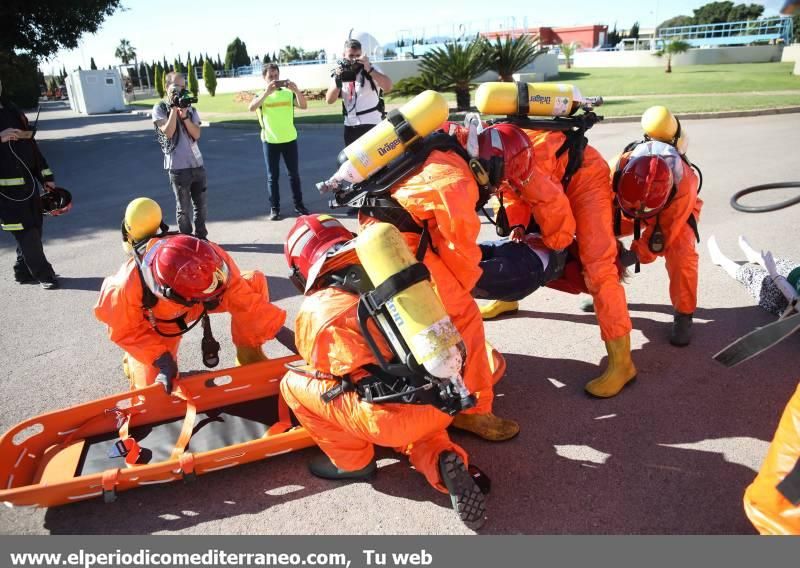 Espectacular simulacro de emergencia en Almassora