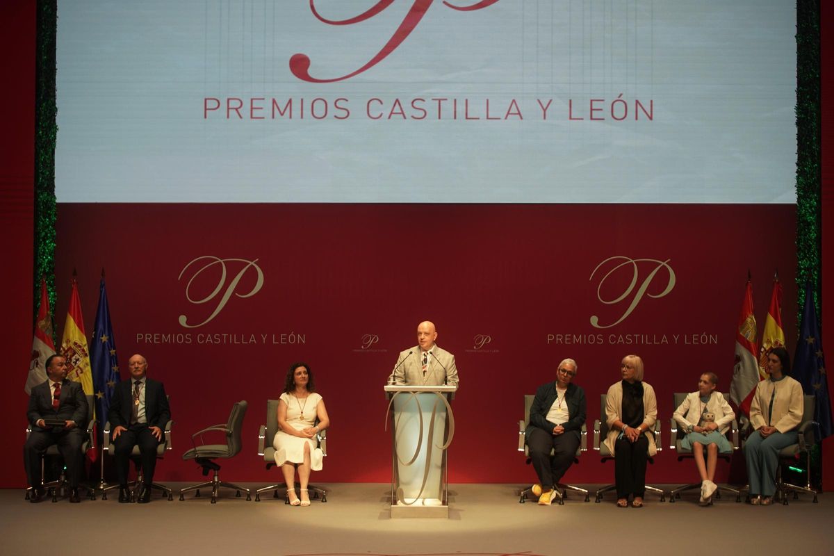 Un momento de la entrega de los Premios Castilla y León 2024.