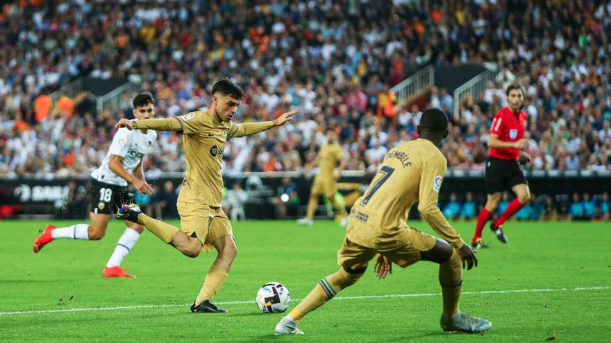 El Barça guanya per la mínima a Mestalla (0-1)