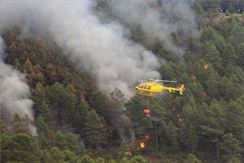 Incendio en Las Hurdes